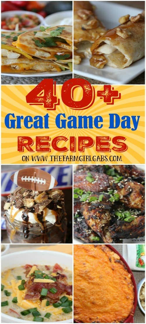 Football season starts now with these 40 Great Game Day Bites. Celebrate the love of the game with one of these delicious tailgating recipes.