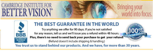 Read without glasses - Vision Improvement Program