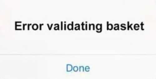 Error-Validating-Basket