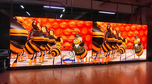 Saipan Waterproof LED Screens Aging in Our Factory