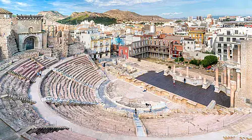 Römisches Theater von Cartagena in Spanien