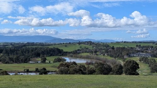 Looking towards the Upper Yarra Valley from Mount Lofty.