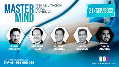 Master Mind en Rehabilitación Oral Adhesiva : Versión Virtual