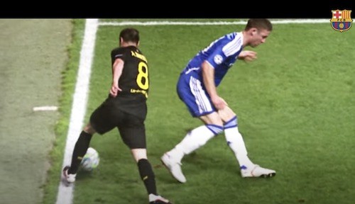 Iniesta Signature Move