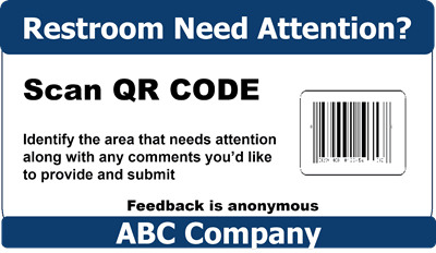 Enhancing Restroom Maintenance <br> With QR Codes