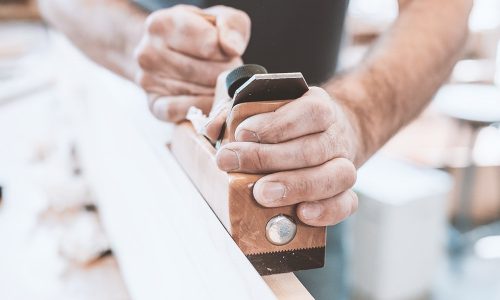 Hobel, Hände, Werkstatt