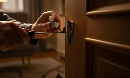 Repairing squeaky doors and hinges