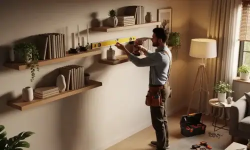 handyman guide to installing shelves