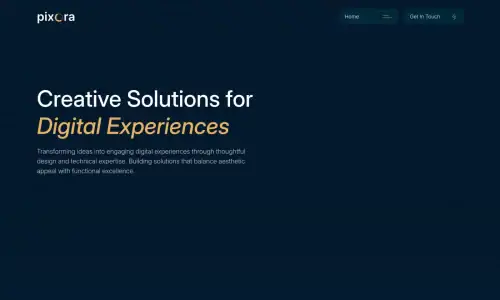 Pixora portfolio theme