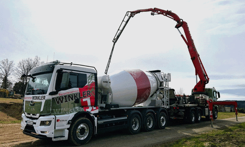 Betonmischwagen
