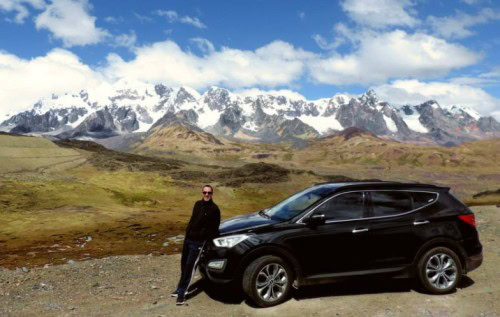 The Cusco to the Amazon road trip starts at 4750 meters above sea level