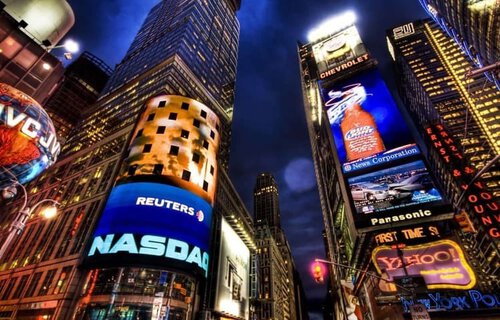 Buildings And Outdoor LED Screens