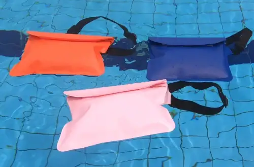 Vízálló övtáskák kék, narancs, rózsaszín