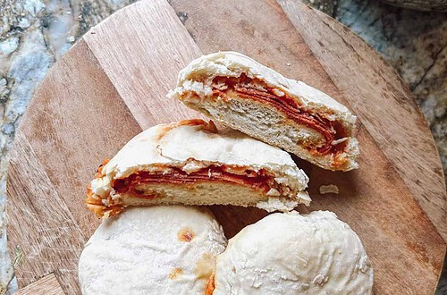 homemade pizza rolls