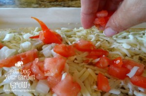 Tuscan Chicken Pizza Prep