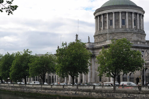 The Four Courts Building In Dublin