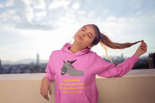 tezko biti osel pink scaled