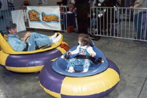 Space Racer Bumper Cars rental for events in Los Angeles, Orange County, and nationwide
