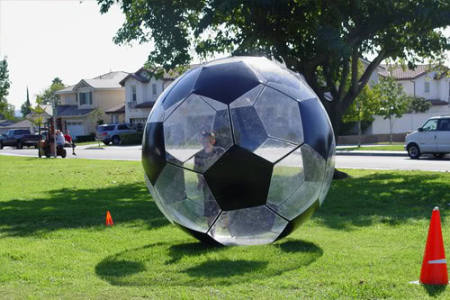 Human Soccer rental for events in Los Angeles, Orange County, and nationwide
