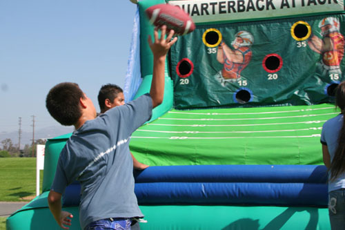 Quarterback Attack rental for events in Los Angeles, Orange County, and nationwide