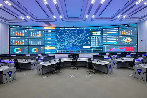 COB LED Displays in Control Rooms