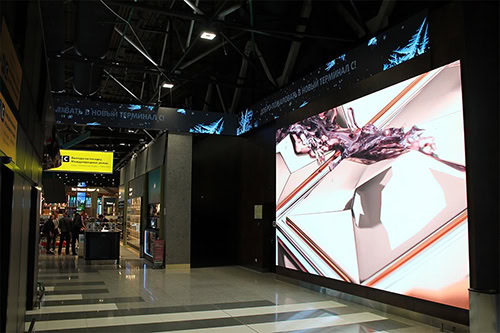 GOB LED Displays in Shopping Malls