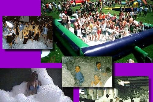 Foam Party Pit rental for events in Los Angeles, Orange County, and nationwide