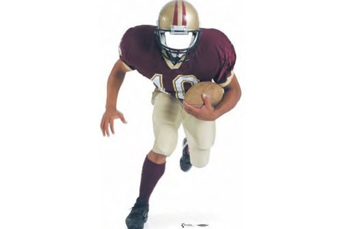 Football Player Photo rental for events in Los Angeles, Orange County, and nationwide
