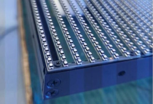 Direct-lit LED transparent screen