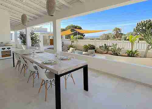 la veranda della colazione al b&b