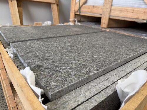 Elegant Noir Flamed Granite