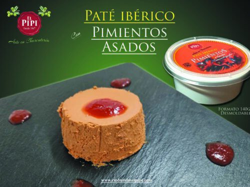 Paté Ibérico con Pimientos Asados Caramelizados 140GR