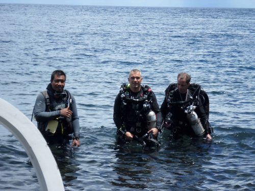 Rebreather diving course in Bali