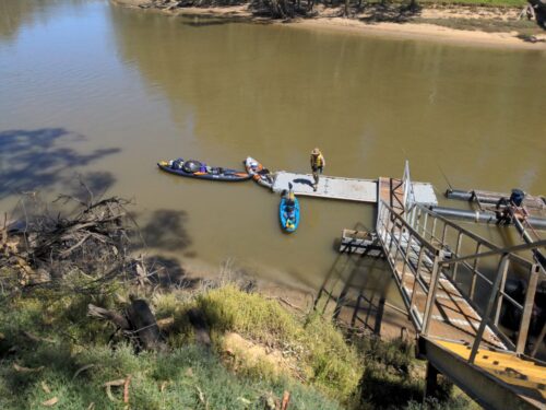 Kayaking on the Murray River, Cape Horn Vineyard