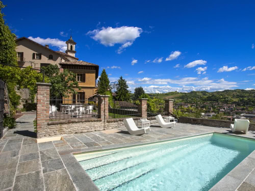 The lovely Villa del Borgo in Canelli