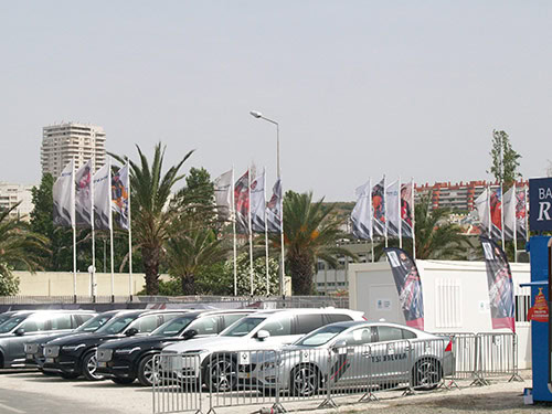 Bandeiras para eventos nacionais e internacionais