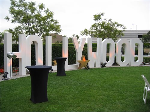 Giant LED Letters ( Custom Sizes) rental for events in Los Angeles, Orange County, and nationwide