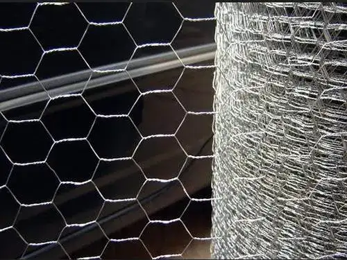 Galvanized Hexagonal Woven Mesh