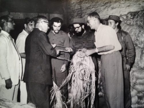 Che Guevara at B N Elias factory Agarpara
