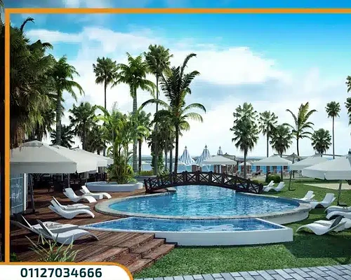 امتلك شالية علي البحر مباشرة بمساحة 180م في سمر راس الحكمة الساحل