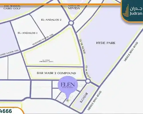 كمبوند ايلين التجمع الخامس Elen New Cairo بمقدم 10%