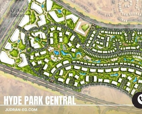 كمبوند هايد بارك سنترال التجمع السادس Hyde Park Central