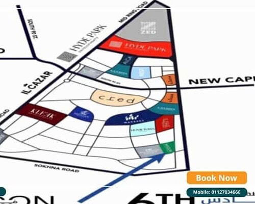 كمبوند جولف تاون التجمع السادس Golf Town New Cairo Modon