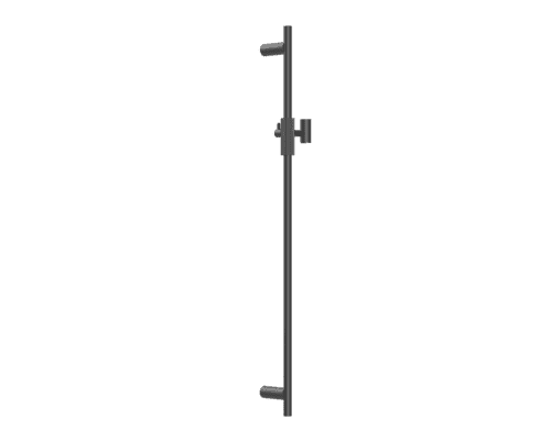 CADDENCE Series Brushed Gun Metal Grey Shower Rail without Handheld Shower