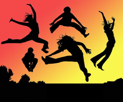 jumping