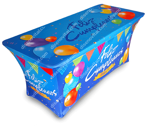 mantel spandex de cumpleaños para eventos banquetes y reuniones familiares