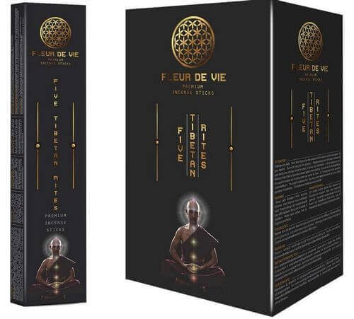 Encens Fleur de Vie 5 Rites Tibétains 15g