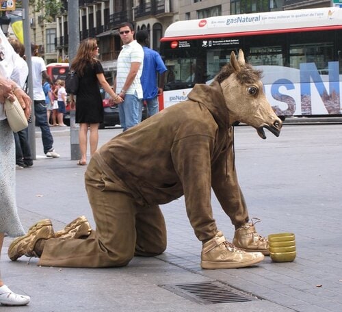Mark Jenkins new work in Barcelona