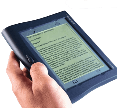 Das schwere Rocket eBook von 1999 (Foto: siehe Bildnachweis unten)