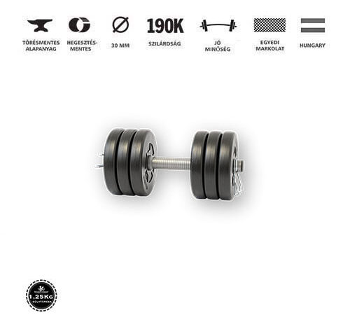 GazoFitness® Kézi Súlyzó 1 x 8 Kg (Össz:8 Kg.)